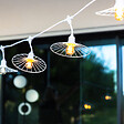 LUMISKY - Guirlande connectable CHIC CAGE Blanc 10 ampoules E27 6M - vignette