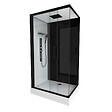 AURLANE - Cabine de douche 110x80x215cm - Verre Trempé - Mitigeur Chrome - DUALITY 3 RECTANGLE - vignette