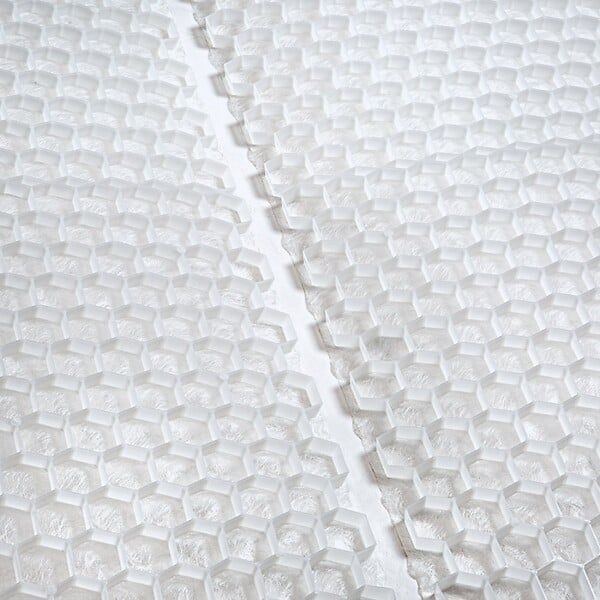 ART GARDEN - Stabilisateur de gravier 0,96 m² - Double Blanc - 120 X 80 X 2 cm Blanc - EASYSTAB - large