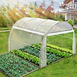 VOUNOT - Serre de jardin Toute Saison 9m2 avec portes laterales - vignette