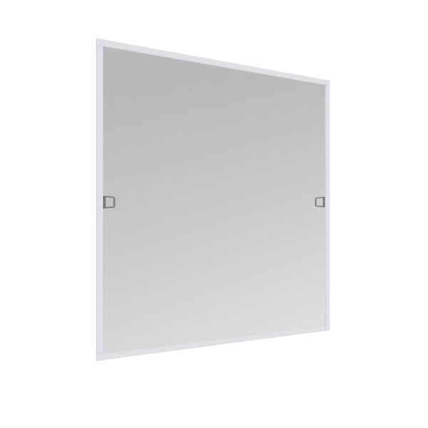 WINDHAGER - Kit cadre fenêtre moustiquaire aluminium blanc 100x120cm - large
