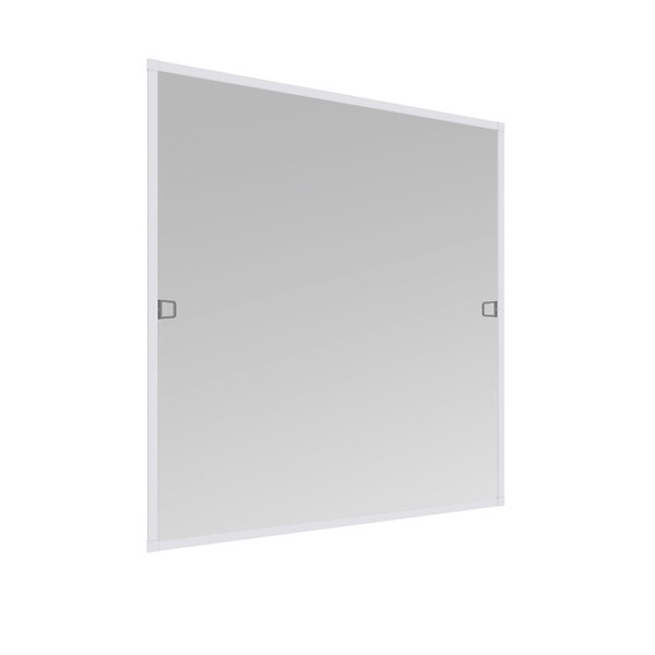 WINDHAGER - Kit cadre fenêtre moustiquaire aluminium - Blanc - 120x140cm - large