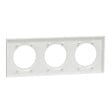 SCHNEIDER ELECTRIC - Odace Styl plaque 3 postes - Blanc - Brillant - vignette