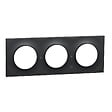 SCHNEIDER ELECTRIC - Plaque finition Odace Styl 3 postes - Anthracite - 71mm - vignette