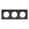 SCHNEIDER ELECTRIC - Plaque finition Odace Styl 3 postes - Anthracite - 71mm - vignette