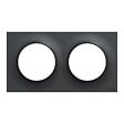 SCHNEIDER ELECTRIC - Plaque finition Odace Styl - 2 postes - Anthracite - 71mm - vignette