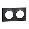 SCHNEIDER ELECTRIC - Plaque finition Odace Styl - 2 postes - Anthracite - 71mm - vignette
