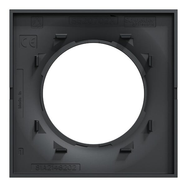 SCHNEIDER ELECTRIC - Plaque de finition Odace Styl - Anthracite - 1 poste - large