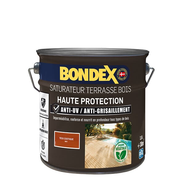 BONDEX - Saturateur teck Mat 2,5L - large