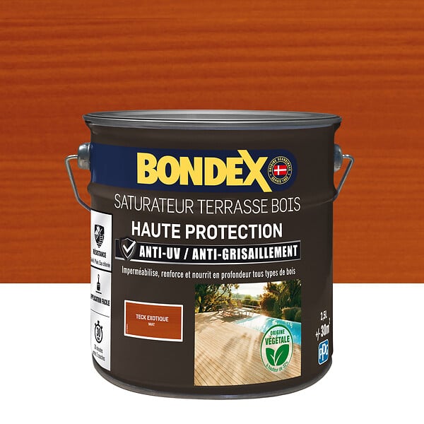 BONDEX - Saturateur teck Mat 2,5L - large
