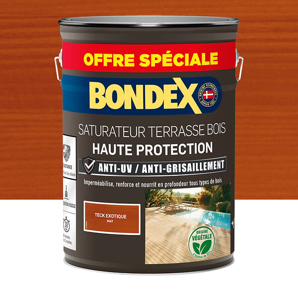 BONDEX - Saturateur extérieur - Teck - 6 L - large