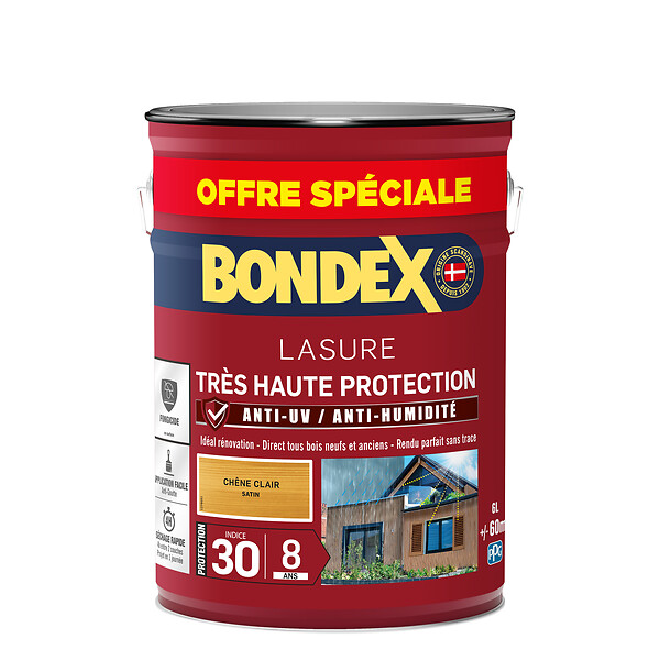 BONDEX - Lasure - Chêne clair - 6L - large