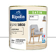 RIPOLIN - Peinture Acrylique RIPOLIN Esprit Déco Monocouche Satin Blanc 0,5L - vignette