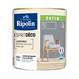 RIPOLIN - Peinture Acrylique RIPOLIN Esprit Déco Monocouche Satin Gris zinc 0,5L - vignette