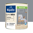 RIPOLIN - Peinture Acrylique RIPOLIN Esprit Déco Monocouche Satin Gris zinc 0,5L - vignette
