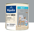 RIPOLIN - Peinture Murale RIPOLIN Toutes Pièces Esprit Déco mat Gris galet 0,5L - vignette