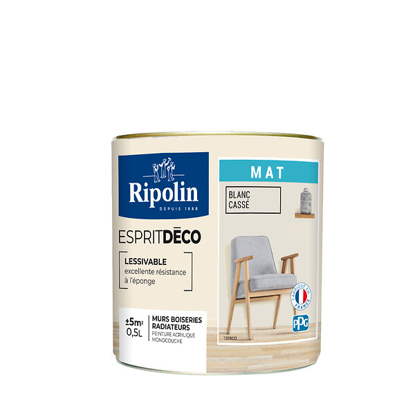 RIPOLIN - Ripolin e deco mat blc casse  0.5l - large
