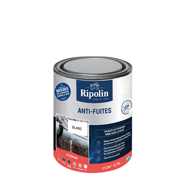 RIPOLIN - Anti-fuites multi-supports blanc - 0,75L - large
