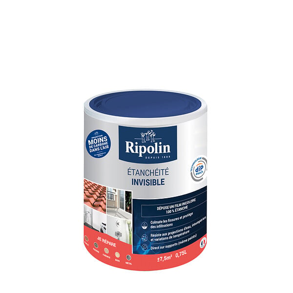RIPOLIN - Étanchéité multi-usages invisible - Résine 0,75L - large