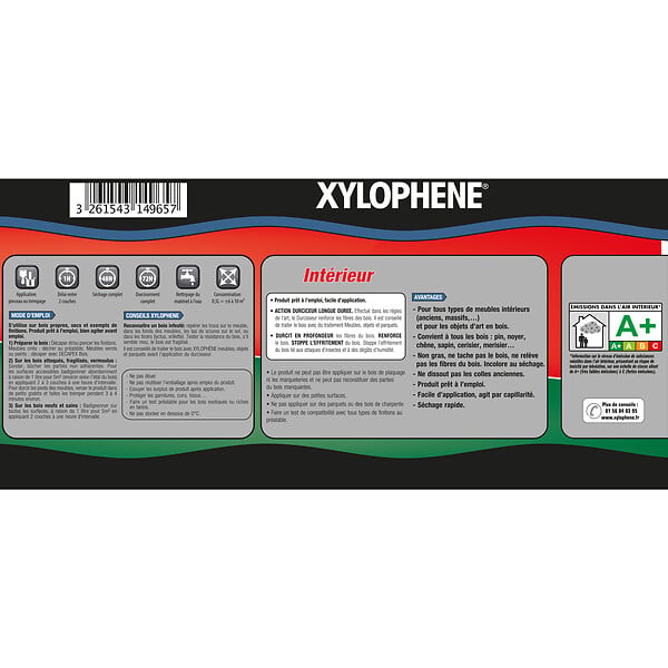 XYLOPHENE - Durcisseur bois vermoulus - Xylophène - Incolore - 0,5L - large