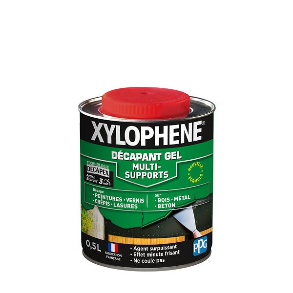 XYLOPHENE - Décapant gel universel - Multi-supports - 0,5L - large