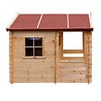 TIMBELA - Timbela M501A Maison en bois pour enfants - 182x146xH145cm / 1.1m2 - vignette