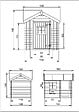 TIMBELA - Timbela M501A Maison en bois pour enfants - 182x146xH145cm / 1.1m2 - vignette