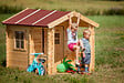 TIMBELA - Timbela M501A Maison en bois pour enfants - 182x146xH145cm / 1.1m2 - vignette