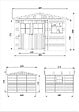 TIMBELA - Abri de Jardin en Bois Naturel - H226x316x324 cm / 9 m² - M335 - vignette