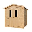 TIMBELA - Abri de jardin en bois l216xL206xH218 cm / 3.53 m2 - M343C - vignette