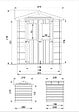 TIMBELA - Abri de jardin en bois l216xL206xH218 cm / 3.53 m2 - M343C - vignette