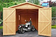 TIMBELA - TIMBELA M105 - GARAGE en bois Naturel - H222xL320xl244 cm / 6 m² - vignette