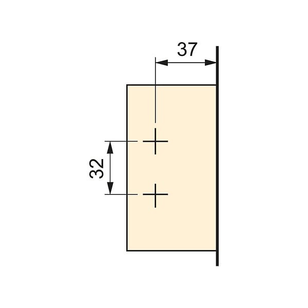 EMUCA - Lot de 20 charnières super coudées X91 à fermeture amortie avec embases à visser, Hauteur 0, Acier, Nickelé - large