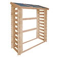 TIMBELA - TIMBELA M201 - Abri à bûches - H200 x L86x l184 cm/ 0.9 m2 - vignette