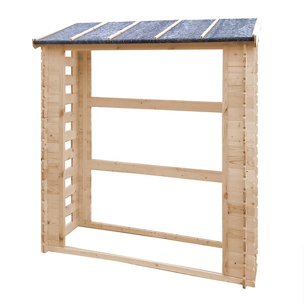 TIMBELA - TIMBELA M201 - Abri à bûches - H200 x L86x l184 cm/ 0.9 m2 - large