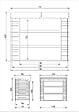 TIMBELA - TIMBELA M201 - Abri à bûches - H200 x L86x l184 cm/ 0.9 m2 - vignette