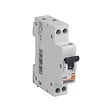 DEBFLEX - Disjoncteur modulaire phase + neutre - 2A 3kA - Gris - vignette