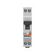 DEBFLEX - Disjoncteur phase + neutre 16A - ABS - Gris - vignette