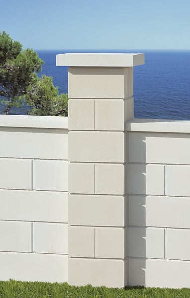 SAS - Pilier lisse 30x30x17 - large