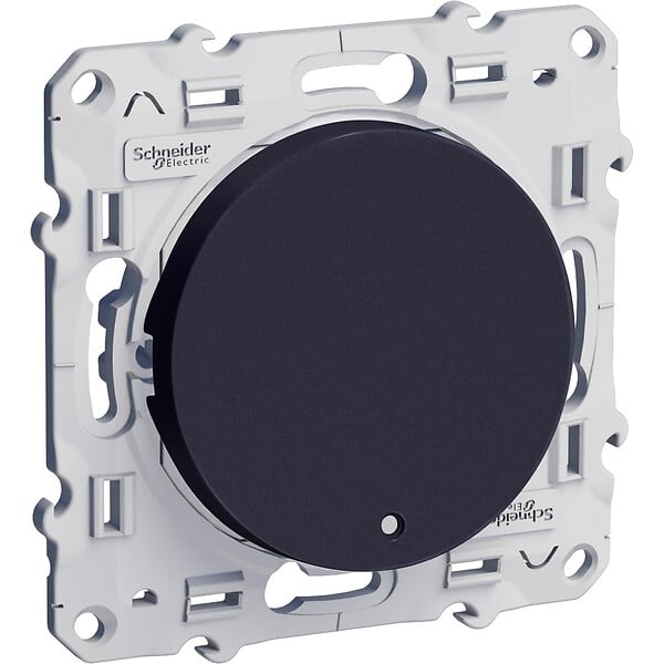 SCHNEIDER ELECTRIC - Interrupteur va-et-vient lumineux Odace - Anthracite - 10A - large