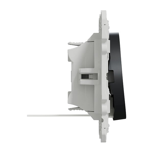 SCHNEIDER ELECTRIC - Interrupteur va-et-vient lumineux Odace - Anthracite - 10A - large