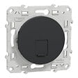 SCHNEIDER ELECTRIC - Prise RJ45 Odace Anthracite - Catégorie 6 STP - vignette