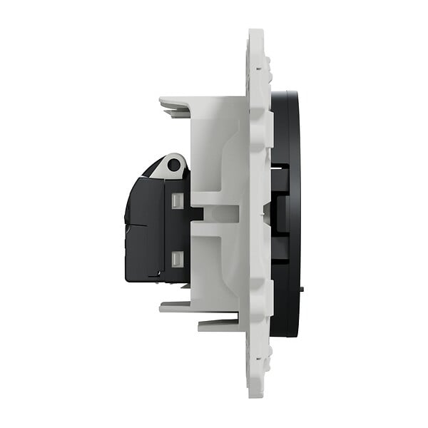 SCHNEIDER ELECTRIC - Prise RJ45 Odace Anthracite - Catégorie 6 STP - large