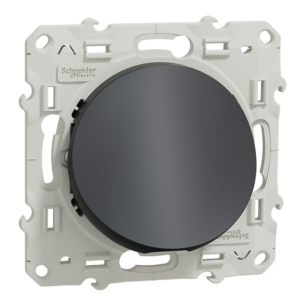 SCHNEIDER ELECTRIC - Sortie de câble - Odace - Anthracite 6 à 12mm - large