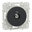 SCHNEIDER ELECTRIC - Odace prise TV - Anthracite - Fixation par vis - vignette