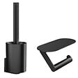 HANSGROHE - Hansgrohe WallStoris Ensemble d'accessoires pour les toilettes, Noir mat (27969670) - vignette