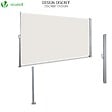 VOUNOT - Paravent retractable avec housse de protection 160x300cm Beige - vignette