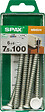 SPAXFRANCE - Vis à châssis PVC - 6 pièces - Diam.7,5xH.100mm - vignette