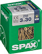 SPAXFRANCE - Vis universelle en acier Yellox - 250 pièces - Diam.3xH.30mm - vignette