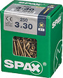 SPAXFRANCE - Vis universelle en acier Yellox - 250 pièces - Diam.3xH.30mm - vignette
